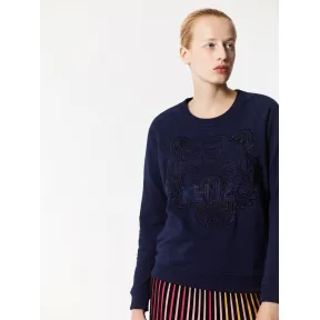 凯卓/Kenzo 黑色 运动衫 网眼老虎运动衫 F662SW7274XT.78.L