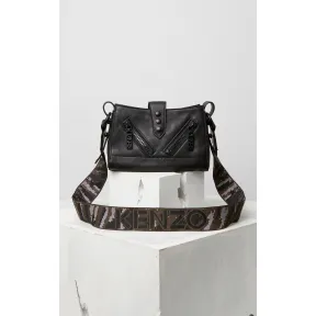 凯卓/Kenzo 黑色 单肩包 皮革小加利福尼亚 F752SA103L04.99.TU