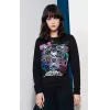 凯卓/Kenzo 女士 黑色 运动衫 Flyer x Tiger运动衫 F752SW8504XG.99.L