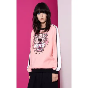 凯卓/Kenzo 女士 粉红色 衬衫 绉纱老虎运动衫 F752TO0105AC.32.L