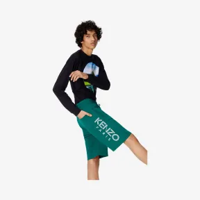 凯卓/Kenzo 松绿色 长裤 徽标短裤 F755PA7254MD.53.L