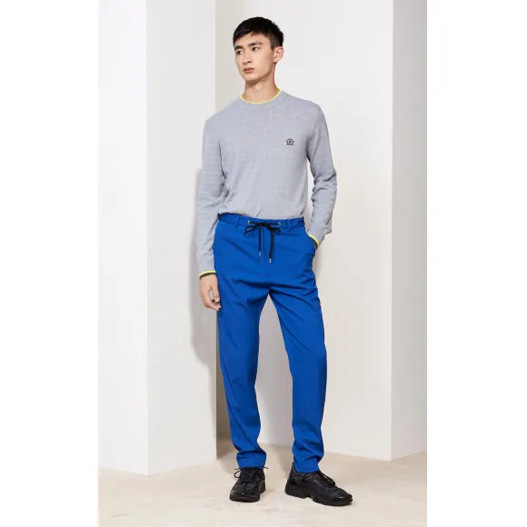 凯卓/Kenzo 男士 浅灰色 开衫 虎纹毛衣 F755PU2023AB.93.L