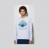 凯卓/Kenzo 男士 浅灰色 运动衫 眼睛运动衫 F755SW0554XC.93.L