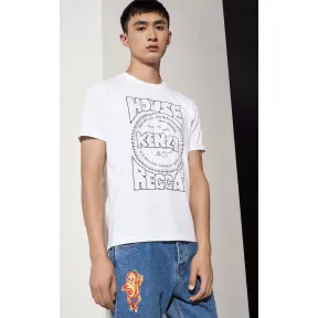 凯卓/Kenzo 男士 白色 T恤 -雷鬼屋-T恤 F755TS0184SI.01.M