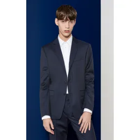 凯卓/Kenzo 男士 深蓝色 西装 微点羊毛k-fit西装外套 F755VB4011BJ.77.48