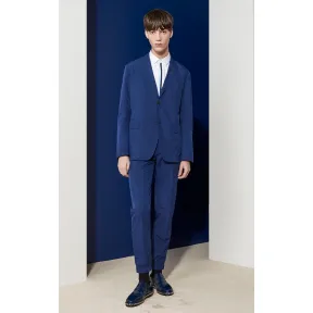 凯卓/Kenzo 男士 深蓝色 西装 抗皱 开拓者 F755VE3501ND.77.44