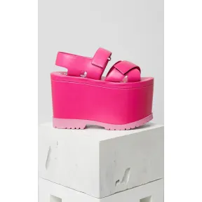 凯卓/Kenzo 深紫红色 凉鞋 超大厚底凉鞋 F761SD610L90.26.40