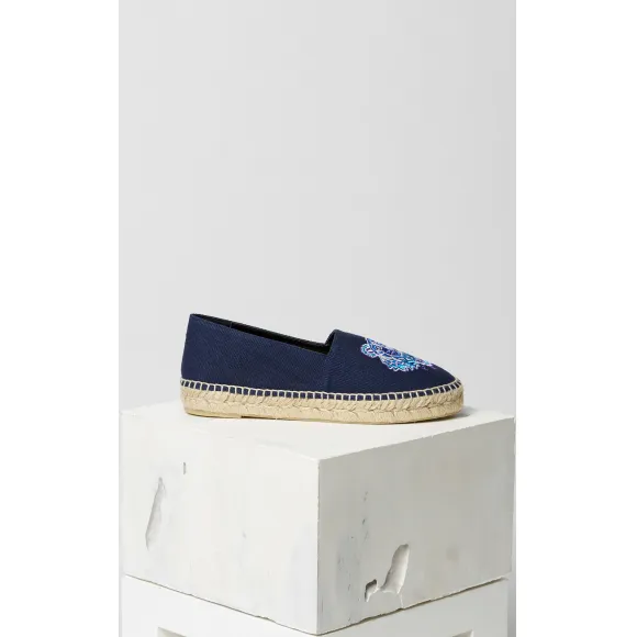 凯卓/Kenzo 海军蓝 帆布鞋 老虎帆布鞋 F762ES180F50.76.35