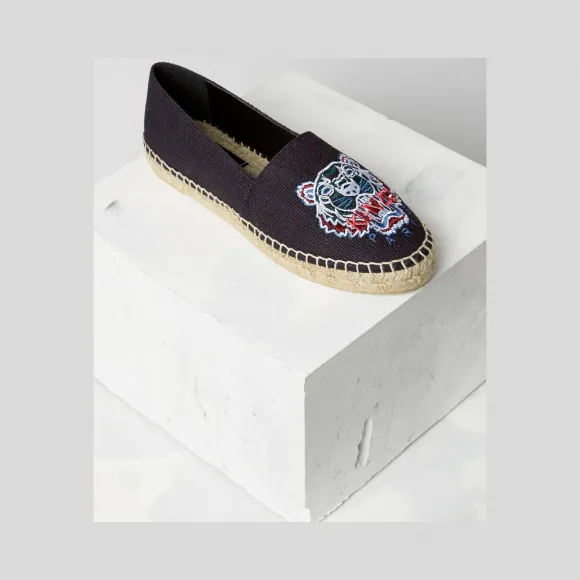 凯卓/Kenzo 女士 深紫色 帆布鞋 老虎帆布鞋 F762ES180F50.86.35