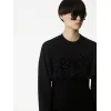 凯卓/Kenzo 女士 黑色 运动衫 亮片九分运动衫 F762SW863952.99.L