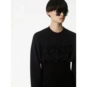 凯卓/Kenzo 女士 黑色 运动衫 亮片九分运动衫 F762SW863952.99.L