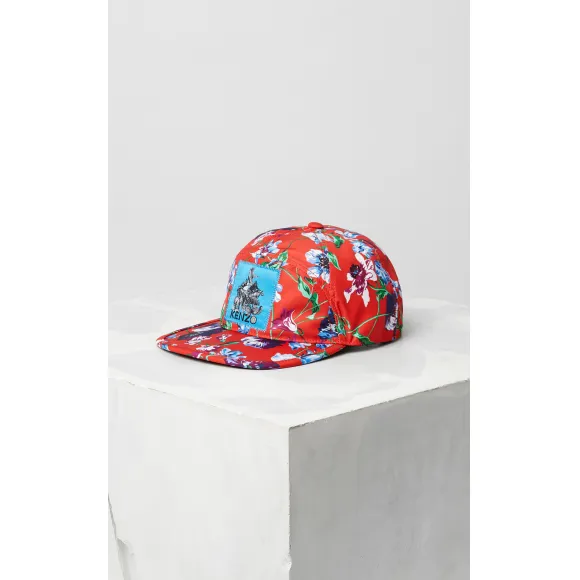 凯卓/Kenzo 火红色 帽子 野花尼龙帽 F765AC500F30.19.TU