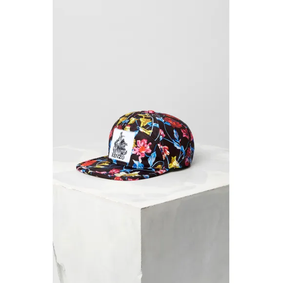 凯卓/Kenzo 黑色 帽子 野花尼龙帽 F765AC500F30.99.TU
