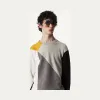 凯卓/Kenzo 男士 米白色 开衫 拼色毛衣 F765PU2113CD.02.L