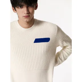 凯卓/Kenzo 男士 米白色 开衫 波峰羊毛毛衣 F765PU2233LC.02.L