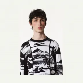 凯卓/Kenzo 男士 黑色 开衫 热带冰毛衣 F765PU2293CB.99.L