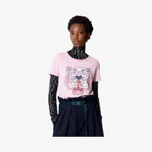 凯卓/Kenzo 粉红色 T恤 老虎T恤 F852TS7214Y2.32.L