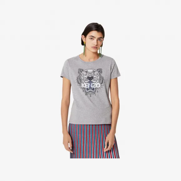 凯卓/Kenzo 灰色 T恤 老虎T恤 F852TS7214Y2.95.L