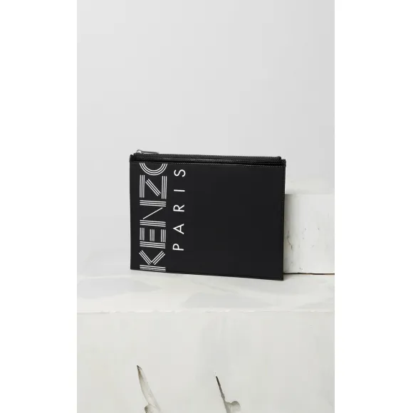 凯卓/Kenzo 黑色 手拿包 A4 徽标手拿包 F855PM202F24.99.TU