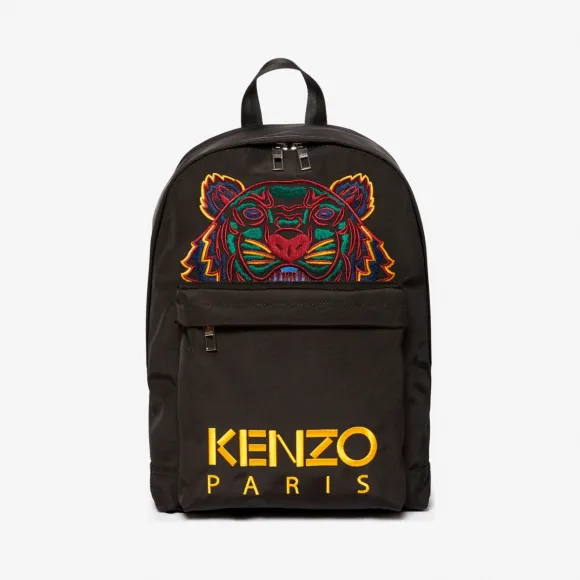 凯卓/Kenzo 黑色 背包 大号老虎帆布背包 F855SF300F20.99C.TU
