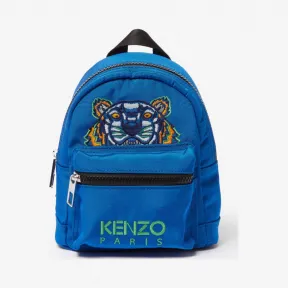 凯卓/Kenzo 蓝色 背包 迷你Tiger帆布背包 F855SF301F20.70.TU