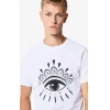 凯卓/Kenzo 白色 T恤 眼睛T恤 F855TS0494Y1.01.L