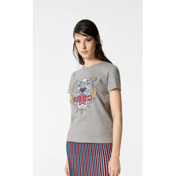 凯卓/Kenzo 灰色 T恤 老虎T恤 F862TS7214YB.95.L