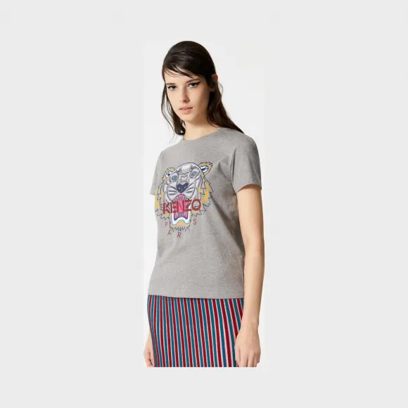 凯卓/Kenzo 灰色 T恤 老虎T恤 F862TS7214YB.95.S