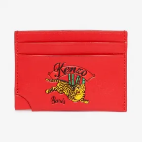 凯卓/Kenzo 红色 卡夹 跳跃老虎皮革卡夹 F865PM700L42.21.TU