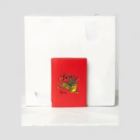 凯卓/Kenzo 红色 护照夹 跳跃老虎皮革护照夹 F865PM710L42.21.TU