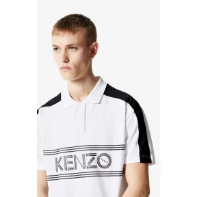 凯卓/Kenzo 白色 POLO衫 徽标常规版型polo衫 F865PO0384BD.01.M