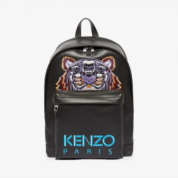 凯卓/Kenzo 黑色 背包 老虎皮革背包 F865SF300L49.99B.TU