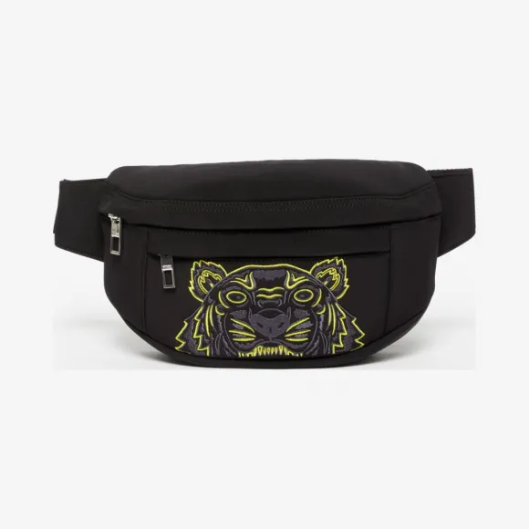 凯卓/Kenzo 黑色 腰包 氯丁橡胶老虎腰包 F865SF305F21.99.TU