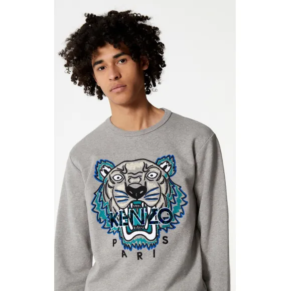 凯卓/Kenzo 灰色 运动衫 老虎运动衫 F865SW0884XG.95.S