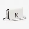 凯卓/Kenzo 白色 手提袋 K-Bag Chainy手提袋 F952SA302L01.01.TU