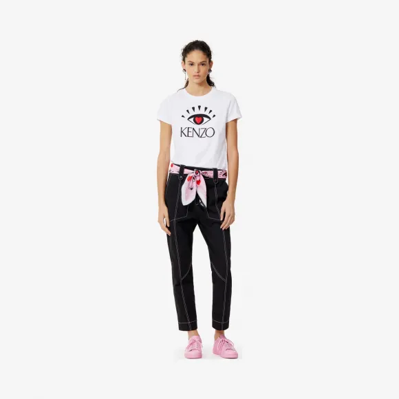 凯卓/Kenzo 白色 T恤 丘比特T恤 F952TS7974Y4.01.L