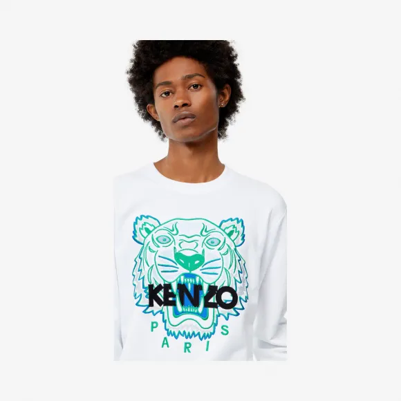 凯卓/Kenzo 白色 运动衫 老虎运动衫 F955SW0014XA.01.M
