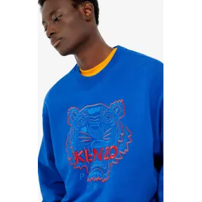 凯卓/Kenzo 法国蓝 运动衫 两色Tiger运动衫 F955SW5574XE.74.L