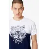 凯卓/Kenzo 深蓝色 T恤 拼色老虎T恤 F955TS0434W5.77.L