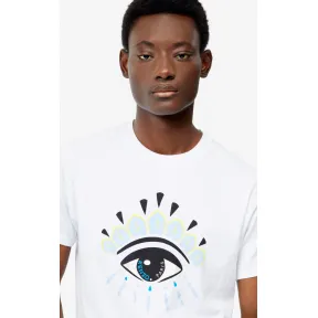 凯卓/Kenzo 白色 T恤 眼睛T恤 F955TS0494YC.01.L