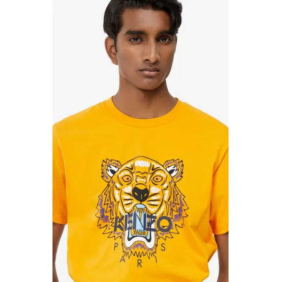 凯卓/Kenzo 中橙色 T恤 老虎T恤 F955TS0504YA.17.L