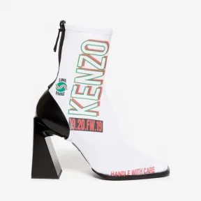 凯卓/Kenzo 白色 靴子 K-Square踝靴 F962BT003F55.01.36