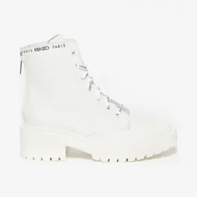 凯卓/Kenzo 女士 白色 靴子 Pike Eye靴子 F962BT340L78.01.38