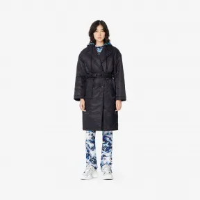 凯卓/Kenzo 黑色 羽绒服 假日胶囊腰带外套 F962MA027584.99.L