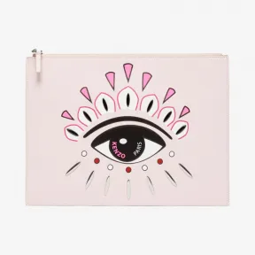 凯卓/Kenzo 淡粉色 手拿包 Kontact Eye A4手拿包 F962PM602L22.33.TU