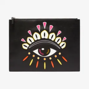 凯卓/Kenzo 黑色 手拿包 Kontact Eye A4手拿包 F962PM602L22.99.TU