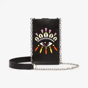 凯卓/Kenzo 黑色 手机壳 眼睛皮革手机链 F962PM608L22.99.TU