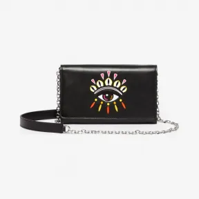 凯卓/Kenzo 黑色 钱包 Kontact Eye 2合1钱包 F962PM618L22.99.TU