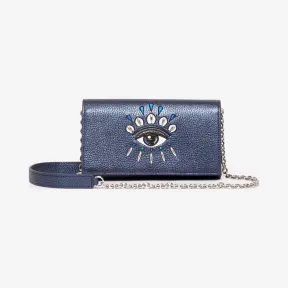 凯卓/Kenzo 海军蓝 手提包 Holiday Capsule 2合1 Kontact Eye钱包 F962PM618LP1.76.TU