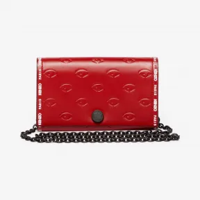 凯卓/Kenzo 樱桃红 钱包 眨眼链式钱包 F962PM718L11.22.TU